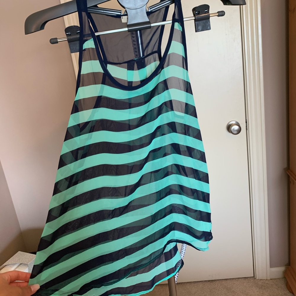 Everly striped tank top